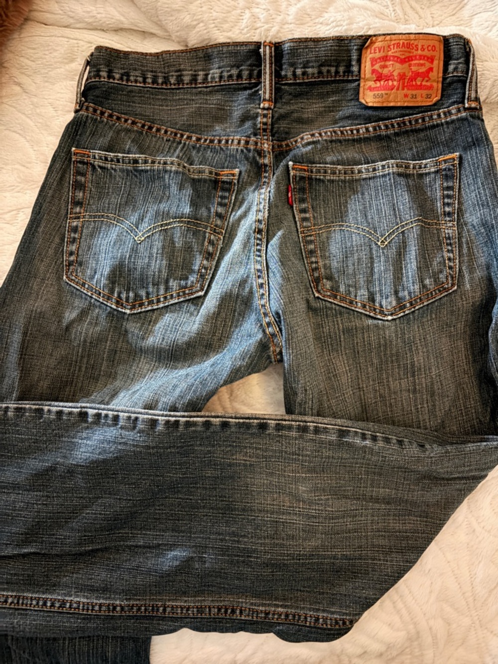 Levi's 559 Relaxed Straight Fit Jeans - Dark Wash "Range" - 31x32